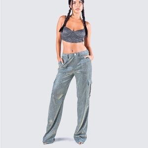 Finesse Dixon Shimmer Cargo Pant